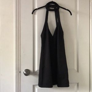 Tobi Black Choker Dress